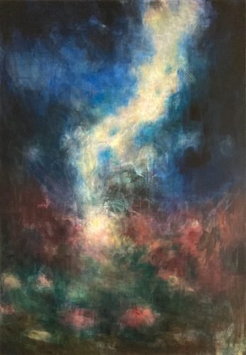 Light Stroke, 135 x 95 cm, Acryl auf Leinwand, 2022