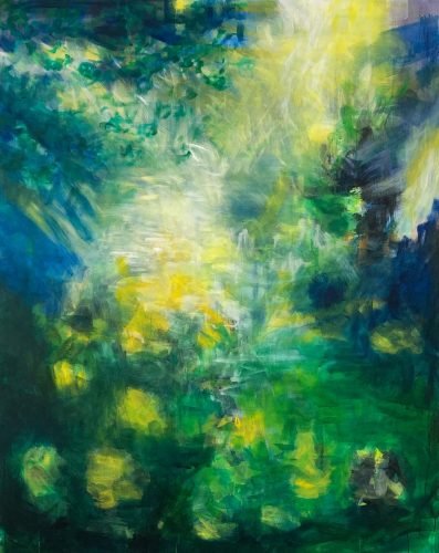 In The Clearing, 200 x 160 cm, Acryl auf Leinwand, 2022